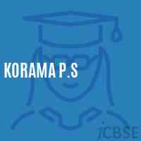Korama P.S Primary School Logo