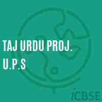 Taj Urdu Proj. U.P.S Middle School Logo
