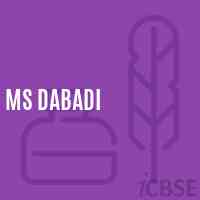 Ms Dabadi Middle School Logo