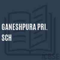 Ganeshpura Pri. Sch Primary School Logo