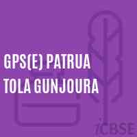 Gps(E) Patrua Tola Gunjoura Primary School Logo