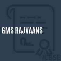 Gms Rajvaans Middle School Logo