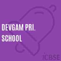 Devgam Pri. School Logo