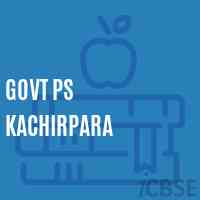 Govt Ps Kachirpara Primary School Logo
