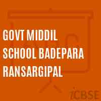 Govt Middil School Badepara Ransargipal Logo