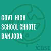 Govt. High School Chhote Banjoda Logo