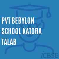 Pvt Bebylon School Katora Talab Logo