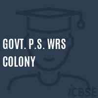 Govt. P.S. Wrs Colony Primary School Logo