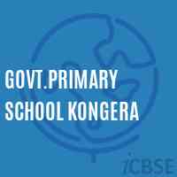 Govt.Primary School Kongera Logo