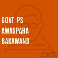 Govt. Ps Awaspara Bakawand Primary School Logo