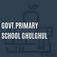 Govt.Primary School Ghulghul Logo
