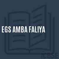 Egs Amba Faliya Primary School Logo