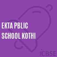 Ekta Pblic School Kothi Logo