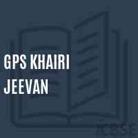 Gps Khairi Jeevan Primary School Logo