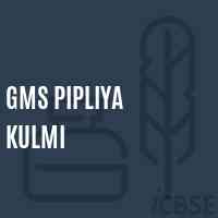Gms Pipliya Kulmi Middle School Logo
