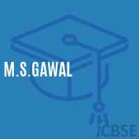 M.S.Gawal Middle School Logo
