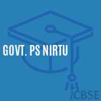 Govt. Ps Nirtu Primary School Logo