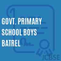 Govt. Primary School Boys Batrel Logo