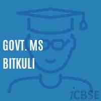 Govt. Ms Bitkuli High School Logo