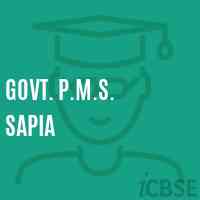 Govt. P.M.S. Sapia Middle School Logo
