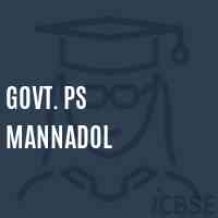 Govt. Ps Mannadol Primary School Logo