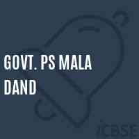 Govt. Ps Mala Dand Primary School Logo