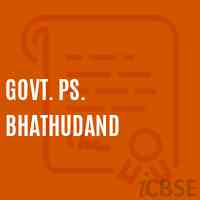 Govt. Ps. Bhathudand Primary School Logo