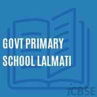 Govt Primary School Lalmati Logo