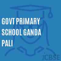 Govt Primary School Ganda Pali Logo