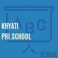 Khyati Pri.School Logo