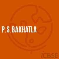 P.S.Bakhatla Primary School Logo