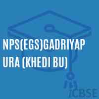Nps(Egs)Gadriyapura (Khedi Bu) Primary School Logo