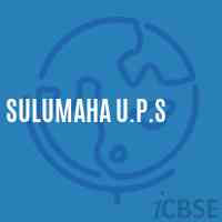 Sulumaha U.P.S Middle School Logo