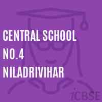 Central School No.4 Niladrivihar Logo