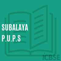 Subalaya P.U.P.S Secondary School Logo