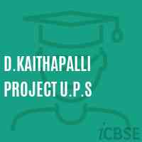 D.Kaithapalli Project U.P.S Middle School Logo