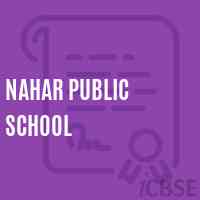 Nahar Public School Logo