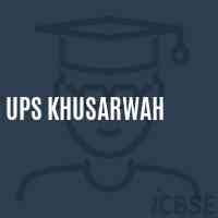 Ups Khusarwah Primary School Logo