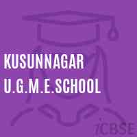 Kusunnagar U.G.M.E.School Logo