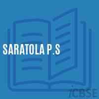 Saratola P.S Primary School Logo