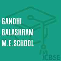Gandhi Balashram M.E.School Logo