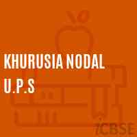 Khurusia Nodal U.P.S Middle School Logo