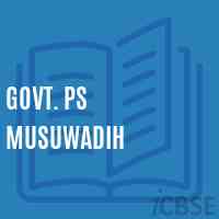 Govt. Ps Musuwadih Primary School Logo