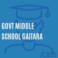 Govt Middle School Gaitara Logo