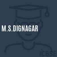 M.S.Dignagar Middle School Logo