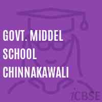 Govt. Middel School Chinnakawali Logo