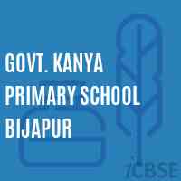Govt. Kanya Primary School Bijapur Logo