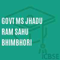 Govt Ms Jhadu Ram Sahu Bhimbhori Secondary School Logo