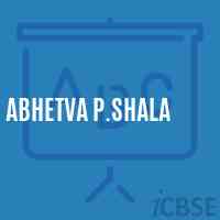 Abhetva P.Shala Middle School Logo
