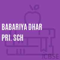 Babariya Dhar Pri. Sch Middle School Logo